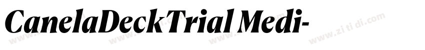 CanelaDeckTrial Medi字体转换 CanelaDeckTrial Medi字体转换